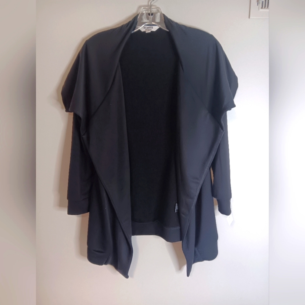 New BB Dakota Steve Madden Open Front Cardigan  Sz XS Black